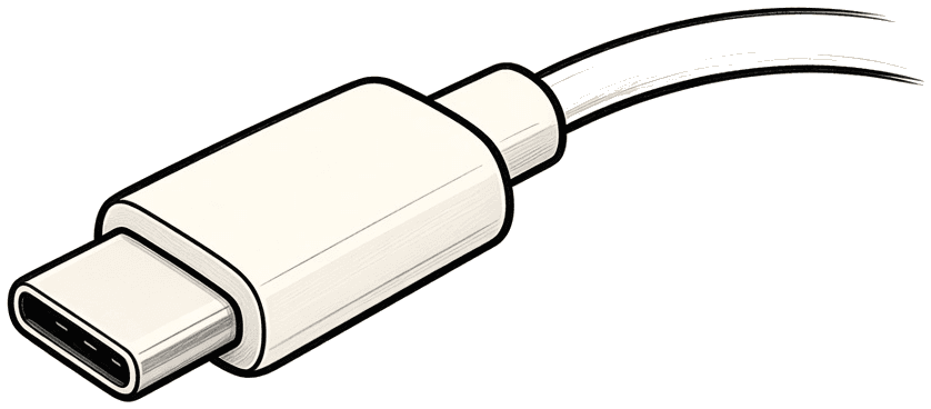 USB-C charging plug